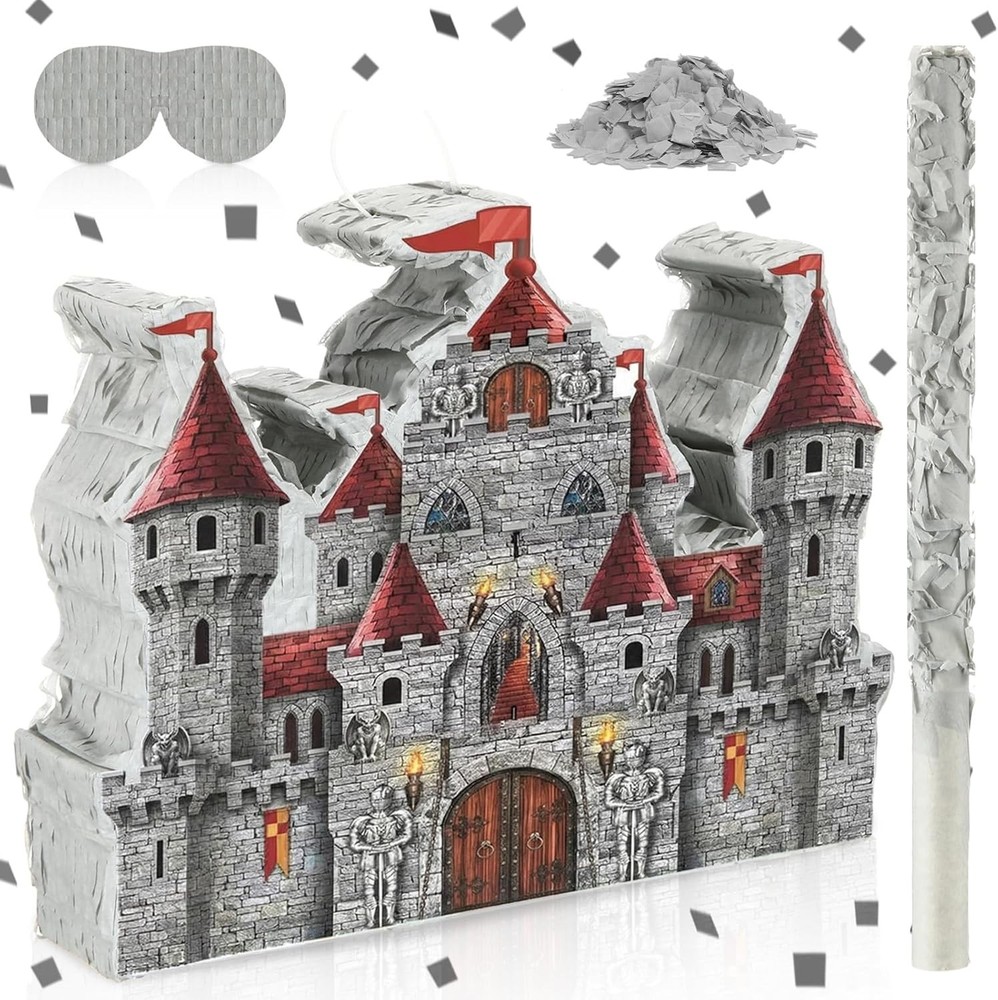 Medieval Castle Piñata for Birthday Party NEW
