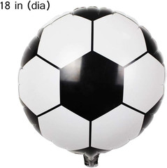 10pcs Soccer Balloons – 18 Inch Mylar Soccer Balloons for World Cup Party Decora