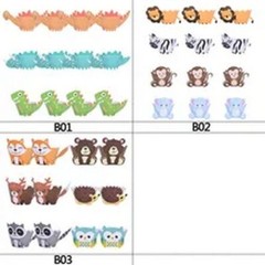 12pcs Cartoon Animal Fox Deer Monkey Cupcake Wrapper Birthday Party Supplies NEW