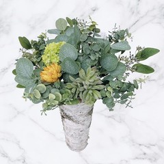 10 Pcs Mixed Eucalyptus Leaves Stems Bulk Artificial Silver Dollar Green,grey