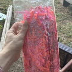 Multicolor Confetti Party Decoration Lot Paper & Fabric Pom Poms All Occasions