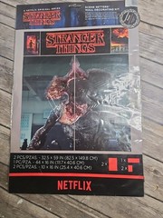 STRANGER THINGS Scene Setter Halloween Wall Backdrop Party Decoration Demogorgon