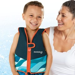New SWIMSCHOOL Neoprene Premium Swim Trainer Vest – Medium/Large Up to 50 Lbs…
