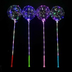 LED Light Up Bobo Kit 8 pack flashing handles sticks connectors cup NO BALLOONS