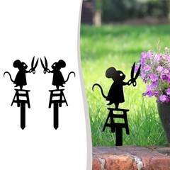 Garden Plant Decoration Clever Silhouette Design Lightweight And Sturdy