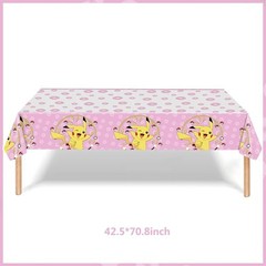 Pokemon Pikachu Tablecloth Party Supplies Birthday Baby Shower Decor USA