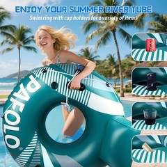 Pool Float Adult, Large Inflatable River Tube Float, 53″ River Tubes for Floa…