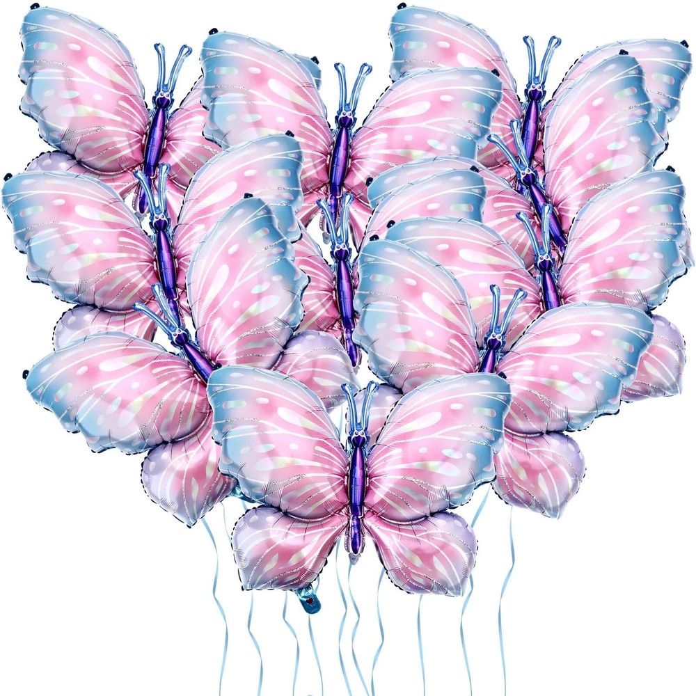 10 Globos De Mariposa Grandes 40 Pulgadas Decoracion Para CumpleaÃ±os Baby Sh…