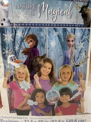 Frozen Birthday Party Decoration Frame and Cutout Photo Kit Plus Scene Props New