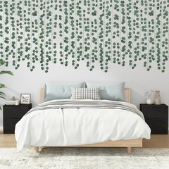 DearHouse 86 Feet 12 Strands Artificial 12pcs Eucalyptus Vine, Light Green