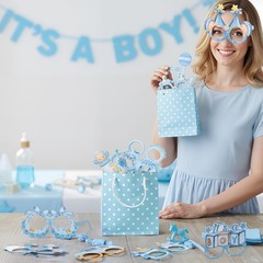 32 Pcs Boy Baby Shower Party Decorations It’s A Boy Baby Shower Themed Paper …