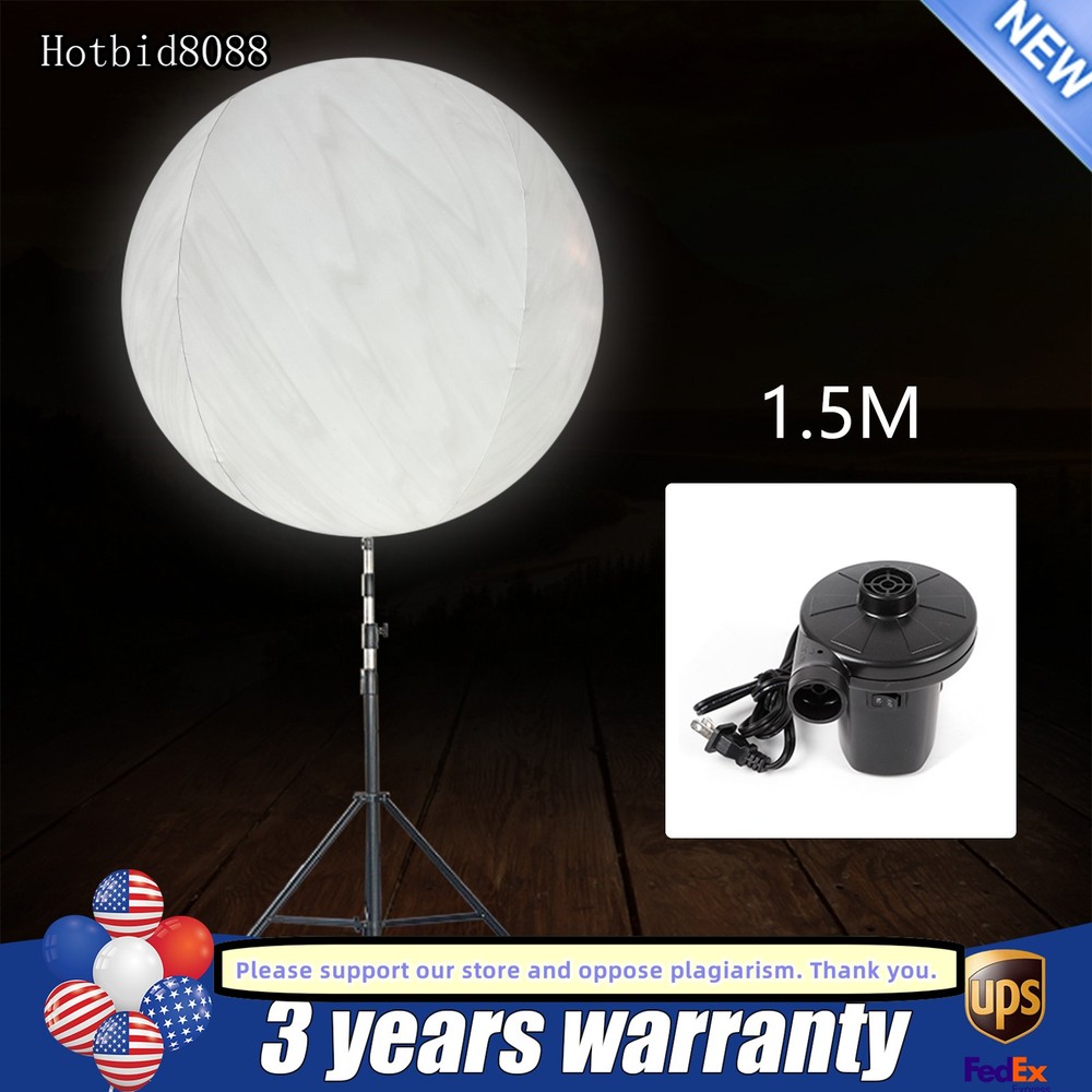 1.5M Inflatable Display Balloon Light LED Inflatable Balloon With Stand Tripod