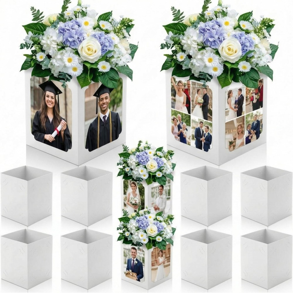 6 Pcs Graduation Centerpieces for Table 6/7 Inch Photo Frame Display Congrats…