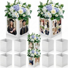 6 Pcs Graduation Centerpieces for Table 6/7 Inch Photo Frame Display Congrats…
