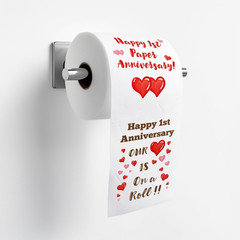 Happy 1 Year Anniversary Wedding Decorations for Him, One Year Anniversary, 1St