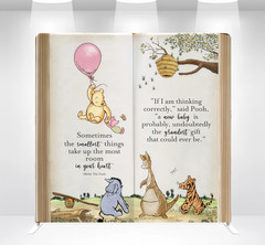 Winnie the Pooh Birthday Backdrop Photo Background Party Banner Decoration