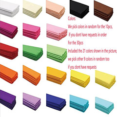 Premium Crepe Paper Party Streamers 21 Assorted Colors, Large 20 Inch X 3.2 Ft.