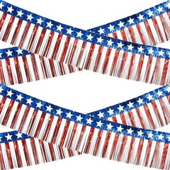 4Th of July Decorations – 2 Pack Red White and Blue Streamer for 250Th Anniversa