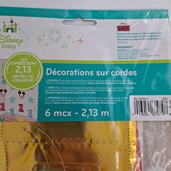 Mickey Mouse String Decorations First Birthday Party 7 Ft Long Six Pieces