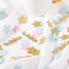 Twinkle Star Glitter Paper Confetti for Baby Shower Gender Reveal Party Decorati