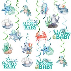 Ocean Baby Shower Decorations: Under The Sea Baby Shower Decorations Ocean Ba…