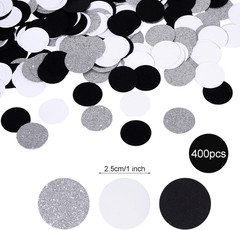 400pcs Glitter Paper Confetti Circles Dots Sprinkling Paper Circle Dots for Grad