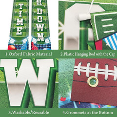 , Xtralarge Football Door Banner – 72X12 Inch | Football Banner for Football Par