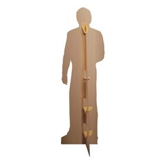 Worf Star Trek Next Generation Cardboard Cutout and Free Mini Klingon Standee