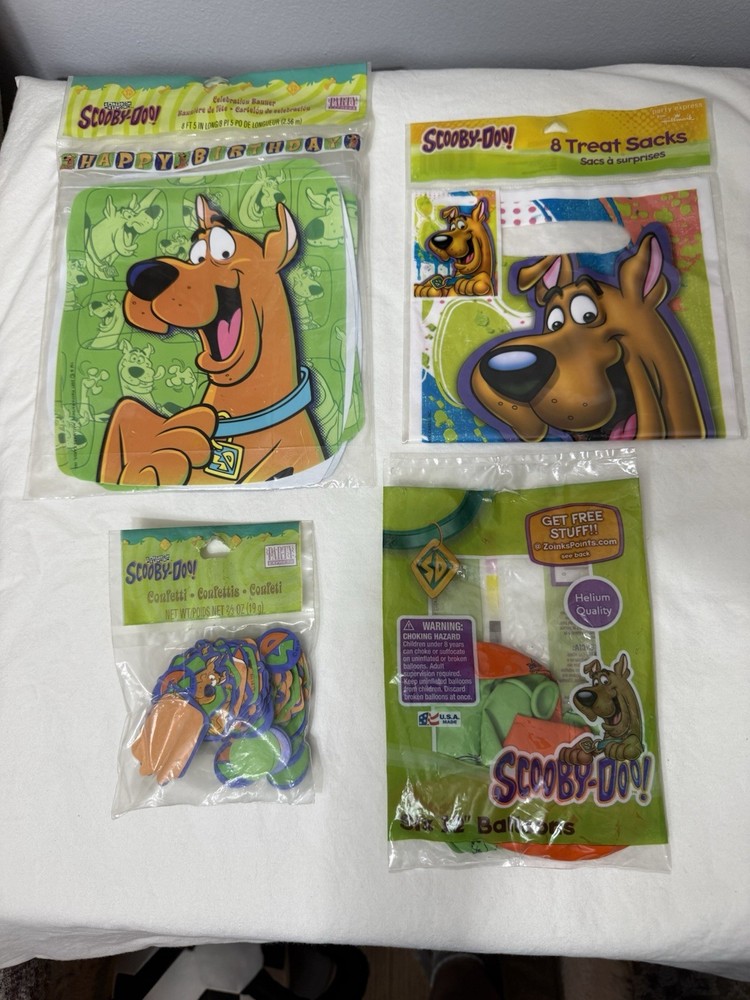 New Vintage Scooby-Doo Party Pack Party Decorations Birthday Supplies
