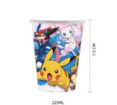 Pokémon tableware party set balloons kids birthday Supplies Plates Cups Pikachu