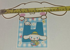 Hello Kitty Cinnamoroll Sanrio Happy Birthday banner & paper plates set Anime