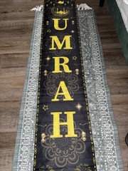 Ramadan Decorations Umrah Mubarak Door Banner