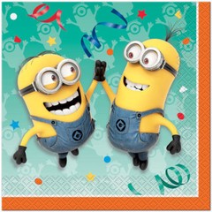 Minions Despicable Me Birthday Party Supplies Plates Table Cover Napkins New