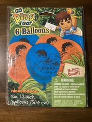 2012 Dora The Explorer Birthday Supplies: Hats, Diego Balloons, Thank You Cards