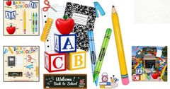 14PCS Giant Back to School Party Decorations – Welcoming New Students with Style