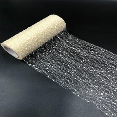 Floral Tulle Roll 15cm x 9.14m Wedding Baby Shower Party Decor Craft DIY Fabric