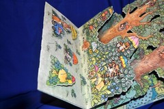 VTG 1970S HALLMARK POPUP FOLD DOWN 3d CENTERPIECE Family Tree Baby Shower