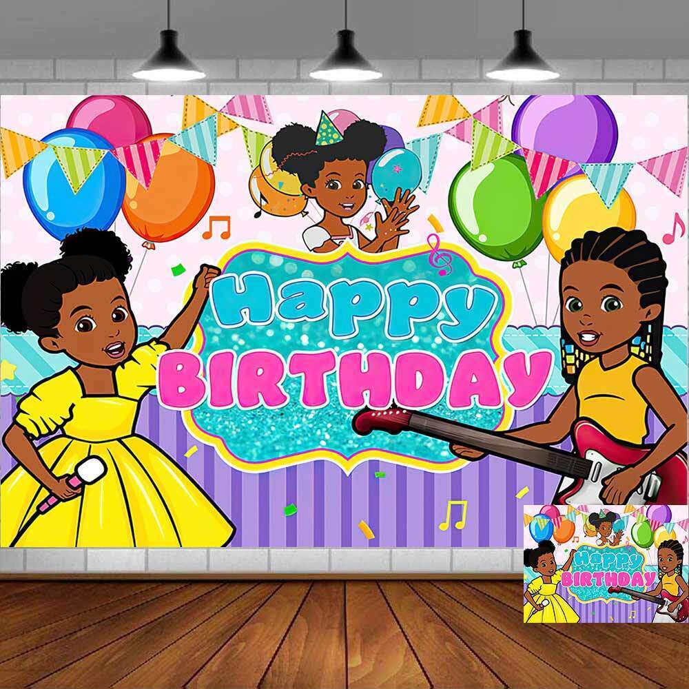 Gracie’s Corner Birthday Party Decoration Backdrop Photo Background Banner 5x3ft