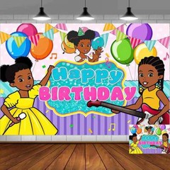 Gracie’s Corner Birthday Party Decoration Backdrop Photo Background Banner 5x3ft