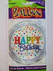 Rainbow Polka Dots – Happy Birthday Pack – Loot Bags + Napkin + Balloons