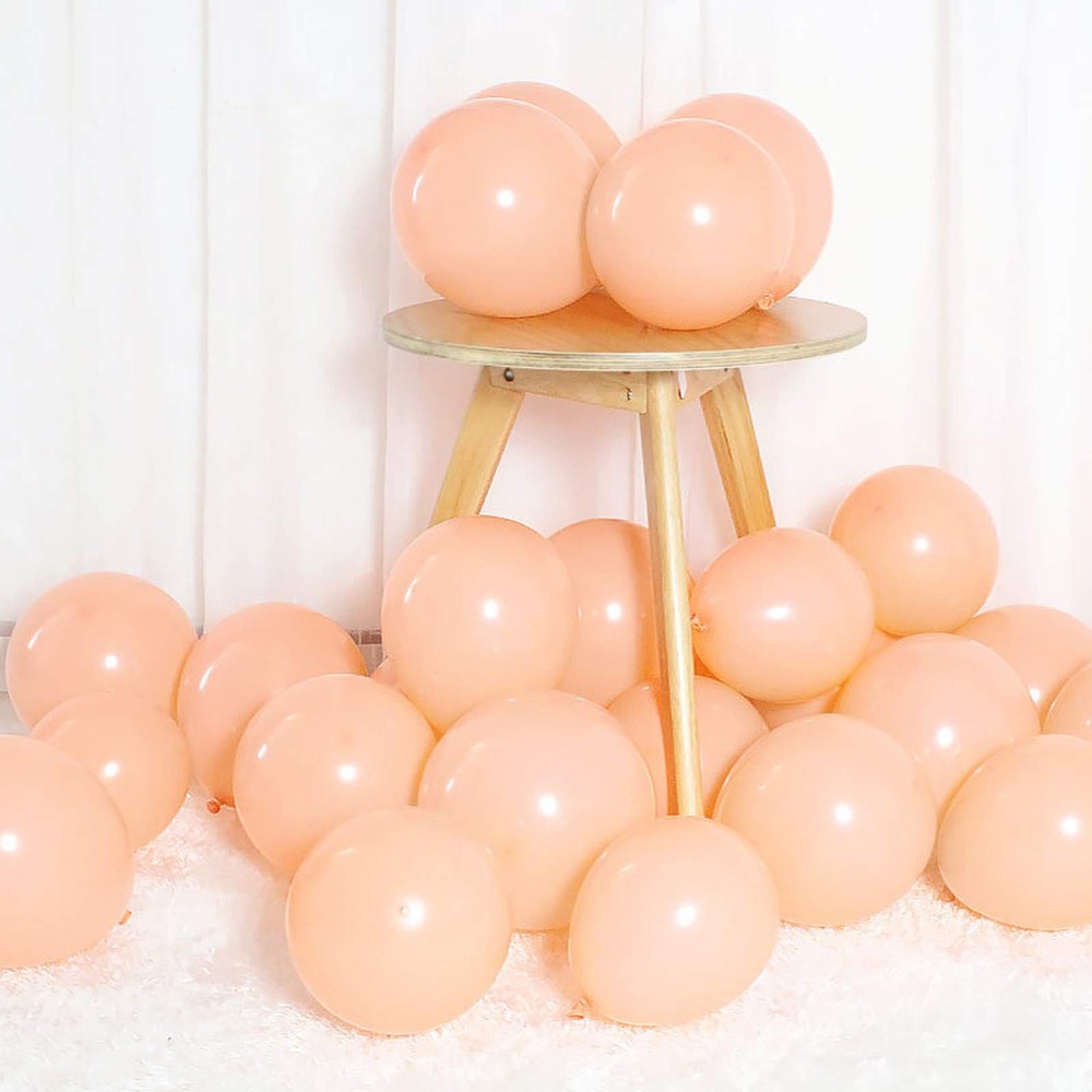 Pastel Orange Balloons 12 inch 50pcs Latex Party Balloons Baby Shower Helium …