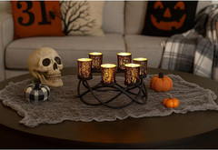 Halloween Decorations for Indoor Gothic Table Centerpieces, Black | Spooky Witch