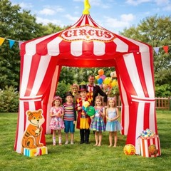 10ft Carnival Circus Tent Party Decorations, Circus Inflatables Tent Party Set