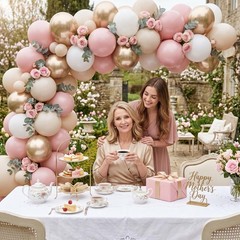 Dusty Pink Balloons, 60Pcs Pastel Light Pink and White Balloon Beige Sand Whi…