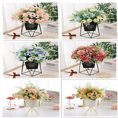 1PC Artificial Flowers Wedding Home Bedroom Decoration Bridal Bouquet Silk Rose