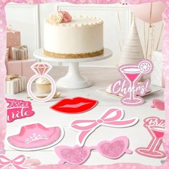 Bachelorette Party Double Sided Large Photo Booth Props 24 Designs 11 x 5.5