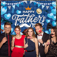 Happy Fathers Day Banner Decorations 70.9X45.3In Extra Large Size Father’S Day