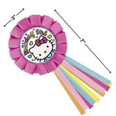 Hello Kitty & Friends Birthday Girl Badge – Multicolor Party Button (3 x 7…