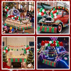 119 Pcs LED Christmas Parade Float Large Car Decoration Kit Colored Light String