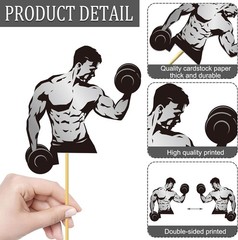 Workout Theme Party Table Decor 19PCS